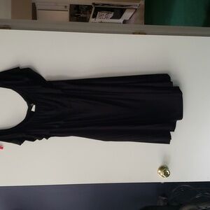 Black off shoulder dress